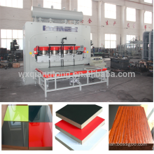 automatic short cycle melamine laminating hot press / melamine short cycle hot press